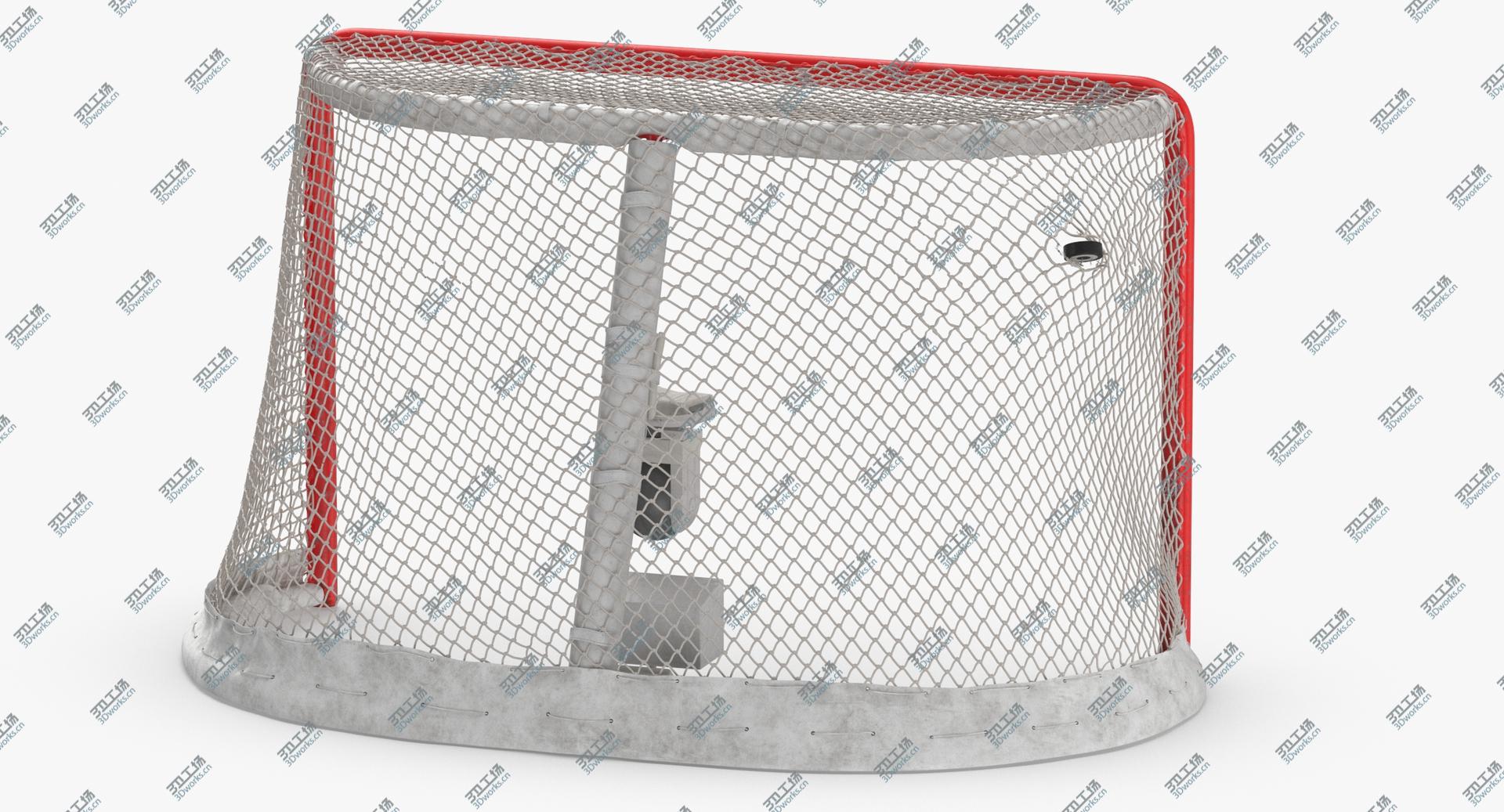 images/goods_img/20210319/3D Ice Hockey Goal With Puck Ripping Net Top 01 model/5.jpg